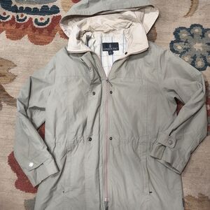 London Fog Women's Tan Hooded Jacket
